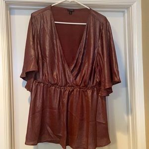 Torrid Size 1 Babydoll Blouse.